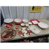 Image 1 : Christmas Plates, Bowls & Servers