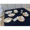 Image 1 : Barvaria & Staffordshire DIshes - 1 Covered, C& S , & Toothpick Holder Plus