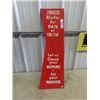 Image 1 : Metal Trico Wiper Sign 33"H Up to 11"W