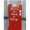 Image 2 : Metal Trico Wiper Sign 33"H Up to 11"W