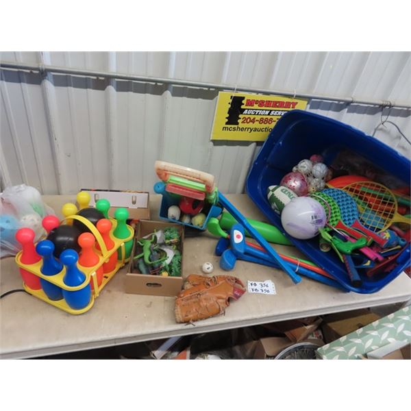 Young Child's Sports Items, Bowling, Hockey, Football , Golf, Plus More!