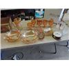 Image 1 : Carnival Berry Bowl, Carnival Pitcher, Trays, Glasses & Retro Clock- Chip on Top