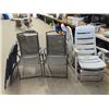 Image 1 : 4 Folding Lawn Chairs, & 2 Folding Patio Chairs