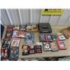 Image 1 : DVD's Cassettes, Beta Vision Machine, Metal Beatles Sign & 13 Home Video Games Genesis & Sega