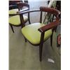 Image 2 : 4 Matching Chairs, Mahogany w Upholstered Seats