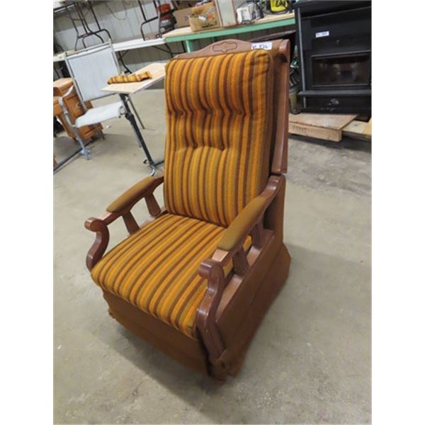 Upholstered Platform Rocker Recliner
