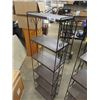 Image 2 : 2 Metal Open Shelves- 1) 58"H 37"W 9"D & 1) 58"H 17"W 9 "D