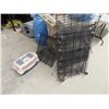 Image 1 : (DS) 3 Kennels - 1 Is Plastic - 2 Are Wire