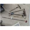 Image 1 : (DS) 6 Yard Tools- Hoe, Edger, Pick, Grass Whip & Shovel