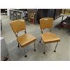 Image 1 : 2 Retro Chrom Legged Chairs