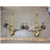Image 4 : 2 brass candle holders