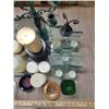 Image 2 : Giant candle & accessories lot