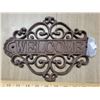 Image 1 : Iron welcome sign