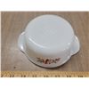 Image 2 : Fireking error stamp backwards 427 milk glass primrose flower mini casserole