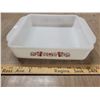 Image 2 : Fireking 427 milk glass primrose flower cake pan