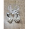 Image 3 : Butter dish / crystal Japanese salt & pepper & crystal dish