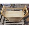 Image 2 : fold down solid wood shelving unit