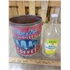 Image 1 : White Vinegar & Nash's coffee tin