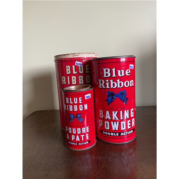 5 vintage tins