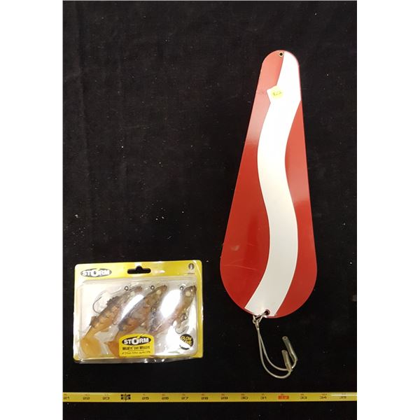 Giant Fish Hook & Hooks