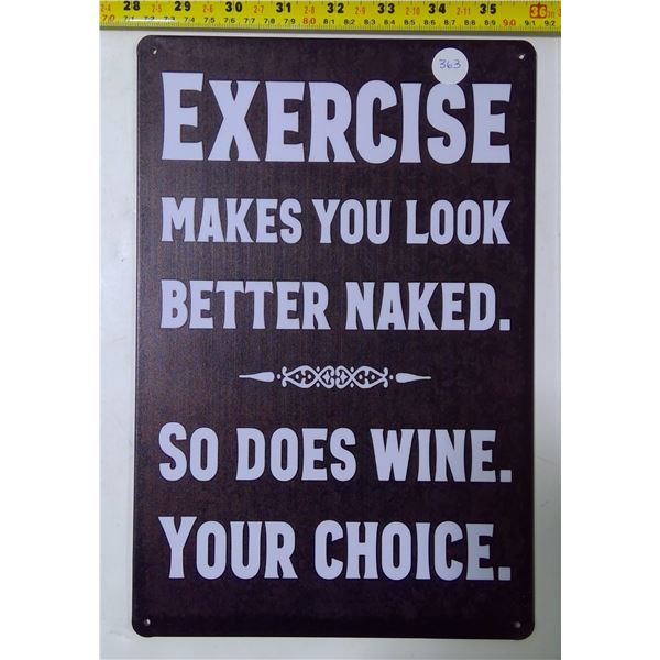 Reproduction Tin Sign 12"x9"