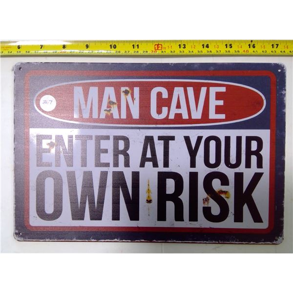 Reproduction Tin Sign 12"x9"