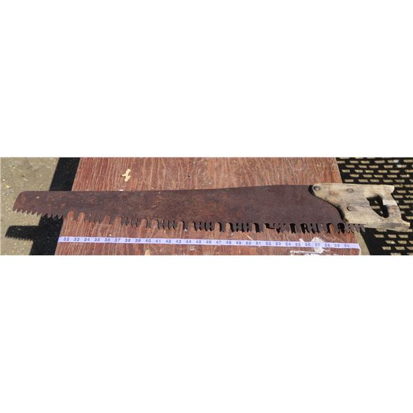 Vintage Hand Saw ~40" overall length