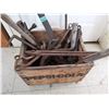 Image 2 : Wooden Pepsi Crate With Tools, Blacksmith, Wrenches, etc.