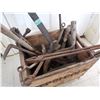 Image 4 : Wooden Pepsi Crate With Tools, Blacksmith, Wrenches, etc.