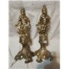 Image 1 : 17" Antique Brass Stands