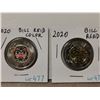 Image 1 : 2020 Bill Reid $2 coins, color 