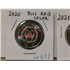 Image 2 : 2020 Bill Reid $2 coins, color 
