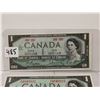 Image 2 : 1967 $1 Bills, serial # and no serial #