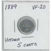 Image 1 : 1889 Victoria 5 Cents