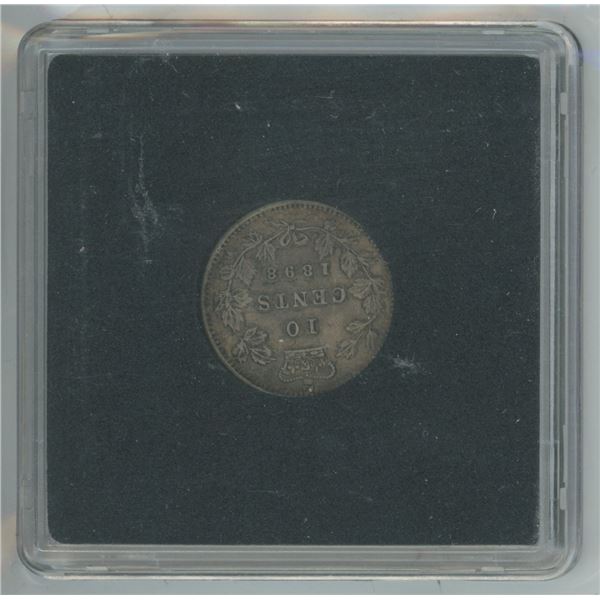 1898 Rare High Grade Victoria 10 Cents