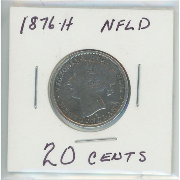 1876 - H Newfoundland 20 Cents