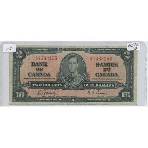 1937 Two Dollar Bill