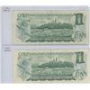 Image 2 : Lot of 2 - 1973 *Star Replacement $1 bills