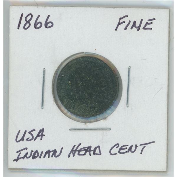 1866 USA Indian Head Cent