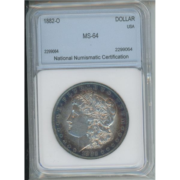 1882-0 MS-64 Morgan Silver Dollar