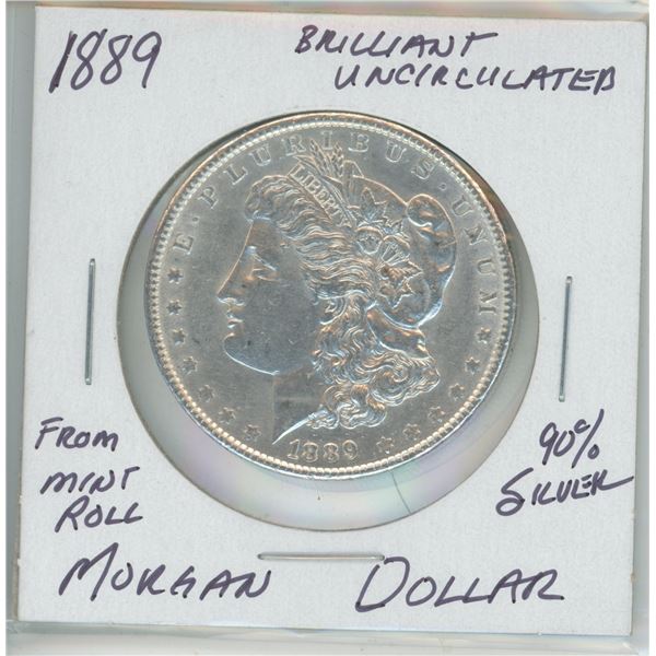 1889 90% Silver Morgan Dollar