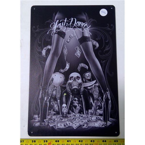 Reproduction Tin Sign 12"x9"