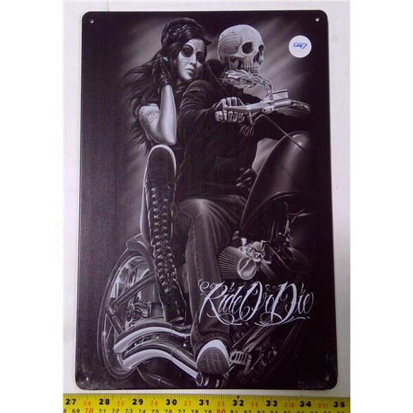 Reproduction Tin Sign 12"x9"