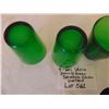 Image 2 : 561 4 VINTAGE “VERECO” FRANCE EMERALD GREEN 6 OZ DRINKING GLASSES