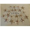 Image 1 : 577 LOT OF 20 VINTAGE 5 STAR WHISKY STARS