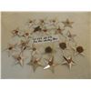 Image 2 : 577 LOT OF 20 VINTAGE 5 STAR WHISKY STARS