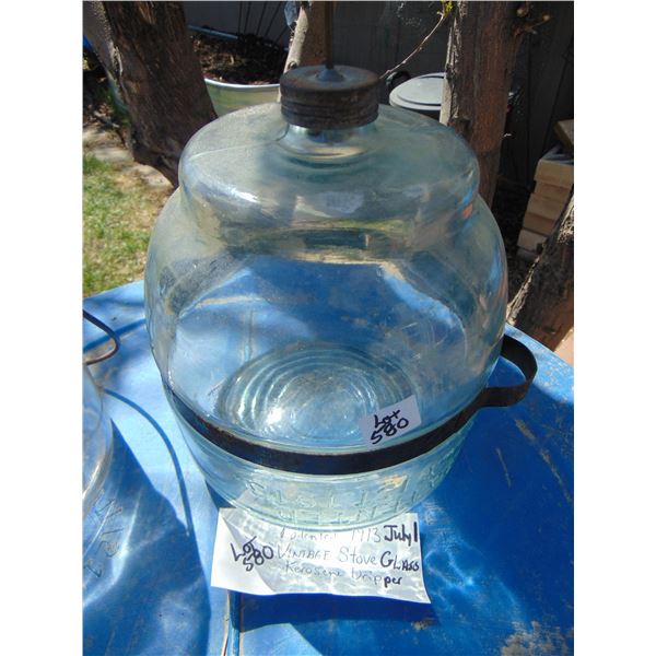 580 VINTAGE WOOD STOVE KEROSENE DRIPPER PATENTED JULY 1ST 1913