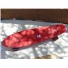 Image 2 : 589 VINTAGE 1970’S RED SKAREBOARD WITH RED TRANSPARENT SEMI-OPAQUE WHEELS