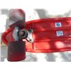 Image 4 : 589 VINTAGE 1970’S RED SKAREBOARD WITH RED TRANSPARENT SEMI-OPAQUE WHEELS