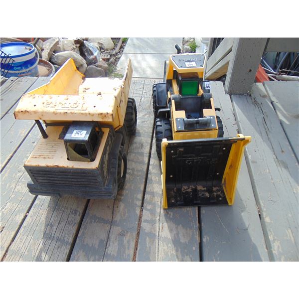 594 LARGE TONKA DUMP TRUCK AND LOADER